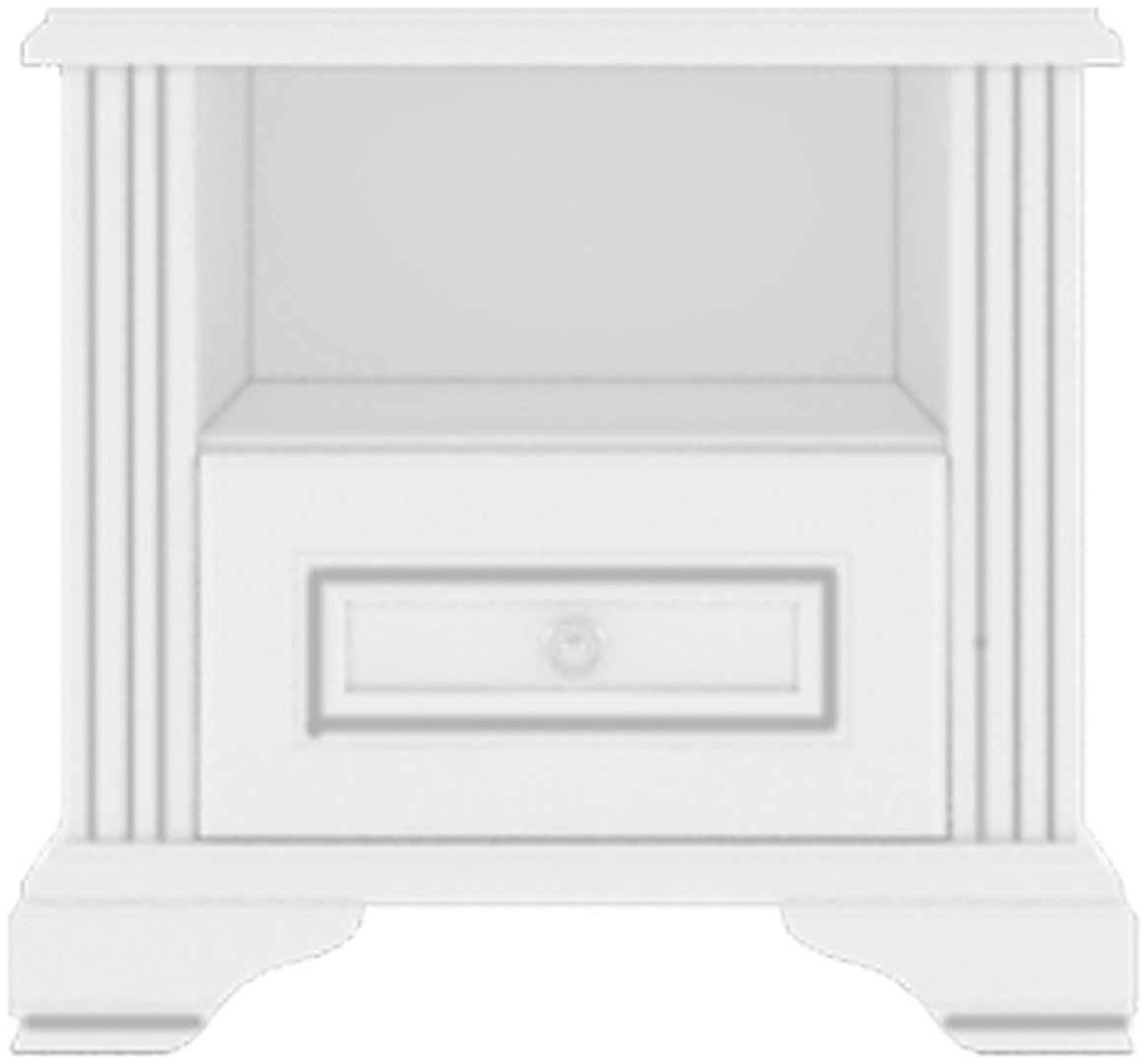 Тумба BRW Вайт, 57.5x53x39 см, белый