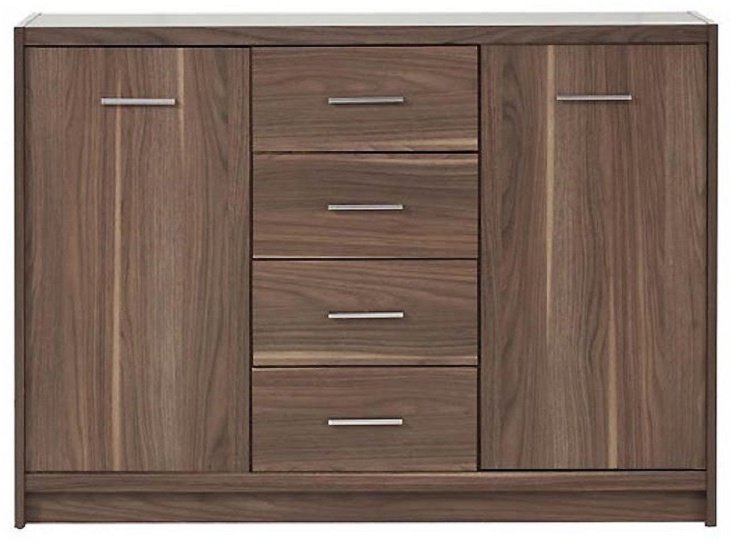 Комод Loftwood Опен-14, 118.50x33.50x87 см, коричневый