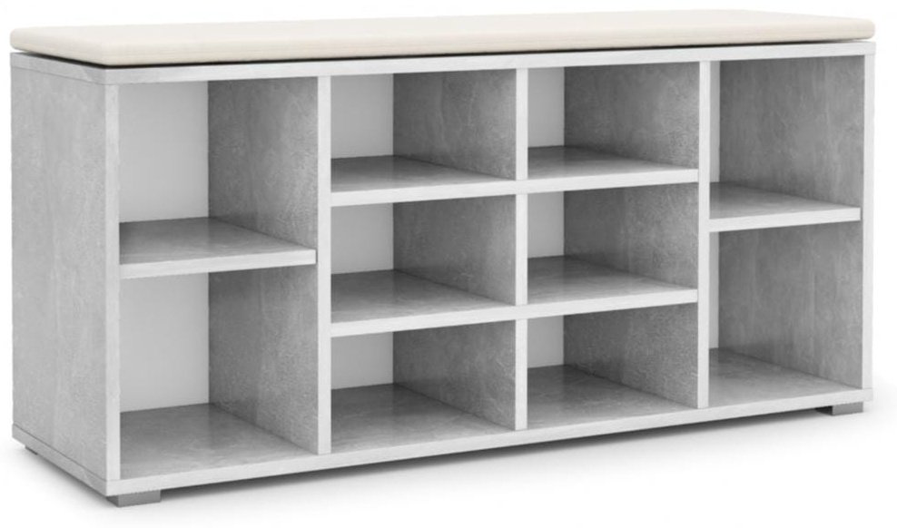 Тумба для обуви IMPERIAL 104x32x50см серый купить,NaN