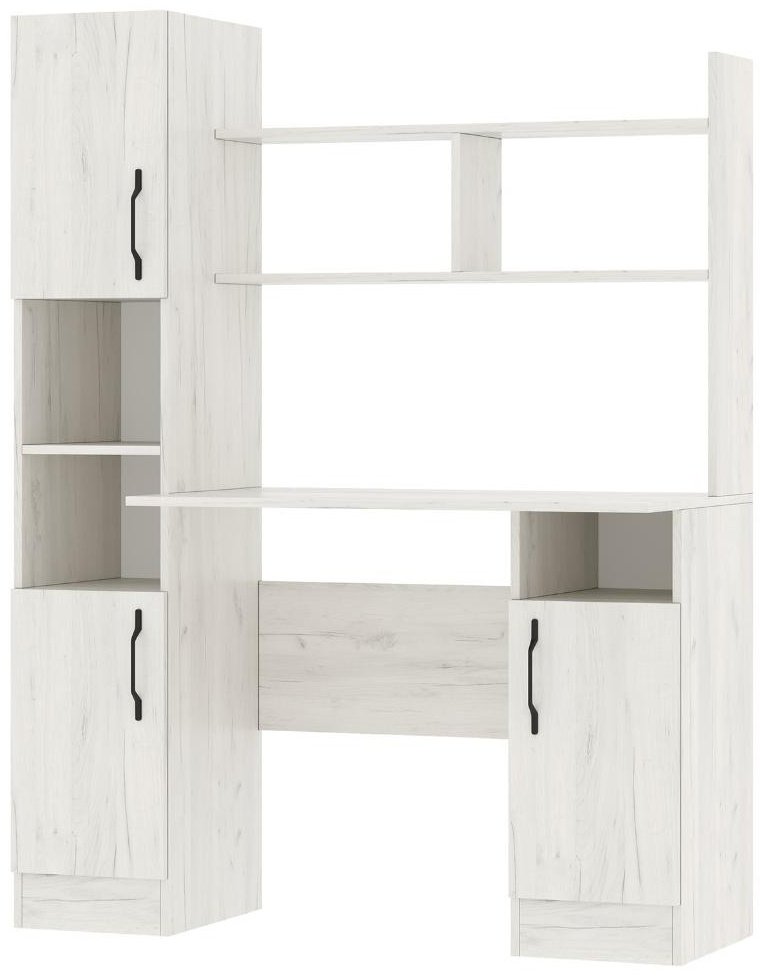 Стол компьютерный с надстройкой Памир ПКС, 123х57x160 см, светло серый купить,0