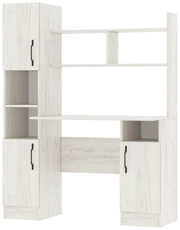 Стол компьютерный с надстройкой Памир ПКС, 123х57x160 см, светло серый купить,NaN