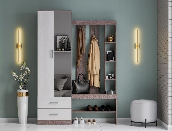 Прихожая Астрид мебель Крит-3 140х36х200см коричневый - ForteMarket Прихожая Астрид мебель Крит-3 140х36х200см коричневый купить,100100