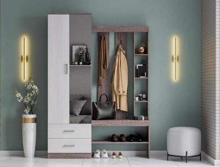Прихожая Астрид мебель Крит-3 140х36х200см коричневый - ForteMarket Прихожая Астрид мебель Крит-3 140х36х200см коричневый купить,100100
