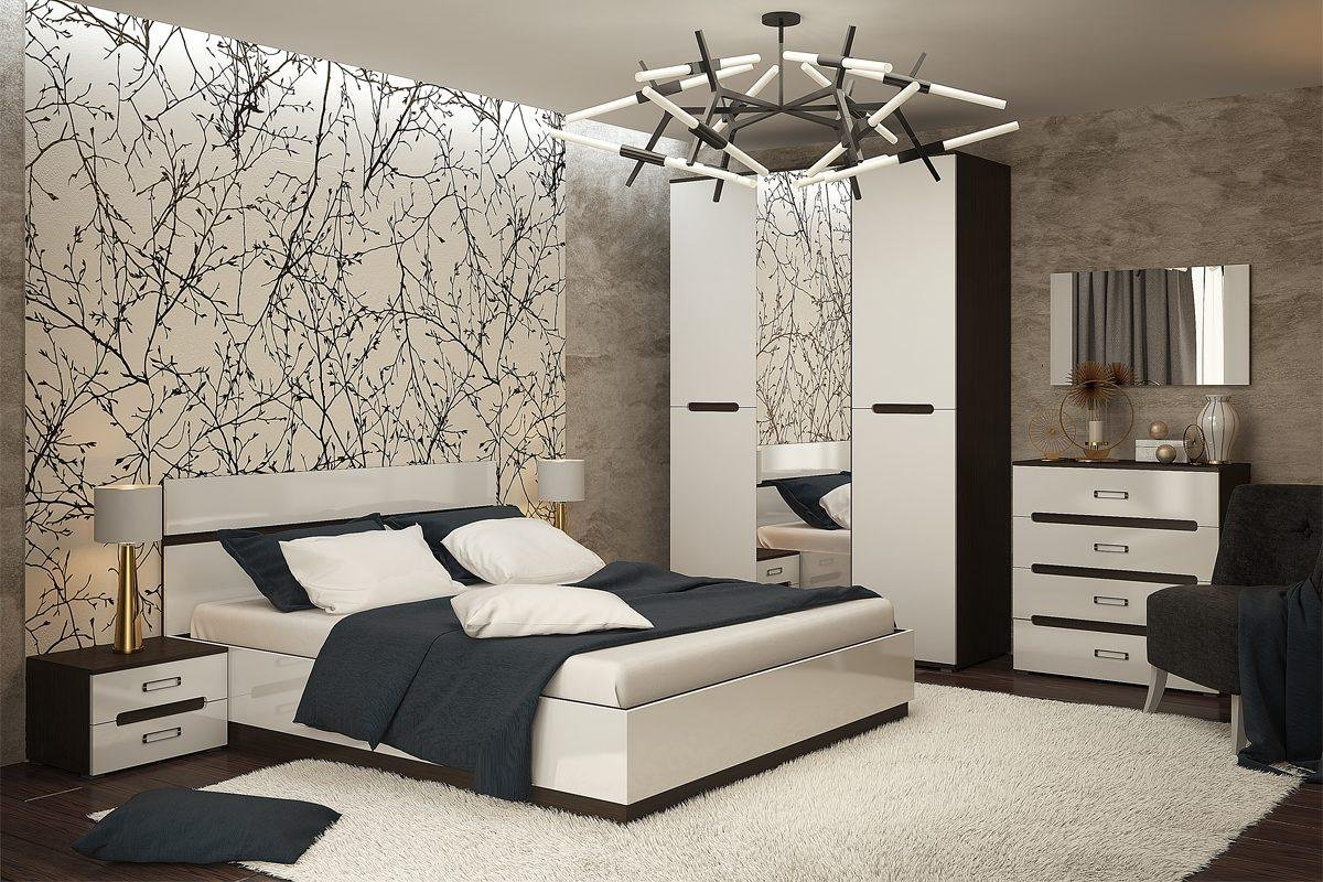 Комод Горизонт Вегас, 85x44.60x91 см, белый, коричневый купить,NaN