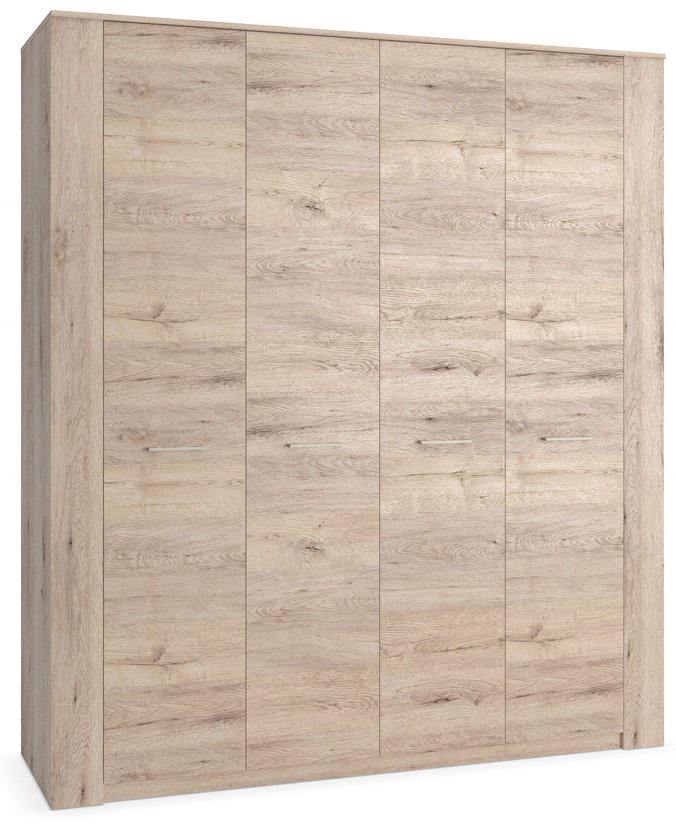 Распашной шкаф MySTAR Вирджиния 1820, 187.4x213х59 см, бежевый купить,NaN