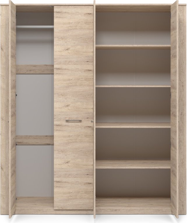 Распашной шкаф MySTAR Вирджиния 1820, 187.4x213х59 см, бежевый купить,NaN