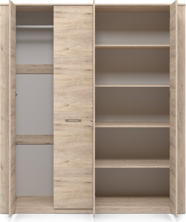 Распашной шкаф MySTAR Вирджиния 1820, 187.4x213х59 см, бежевый купить,NaN