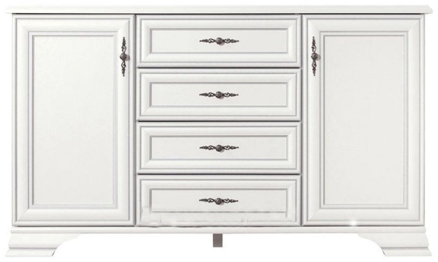 Комод Гербор Кентуки, 154.50x44.50x90.5 см, белый