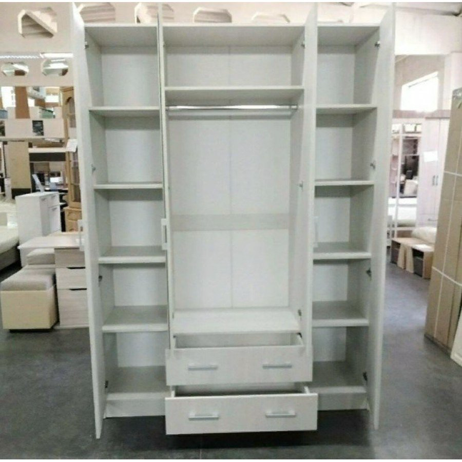Шкаф Стендмебель Квадро 160x220х50см серый купить,NaN