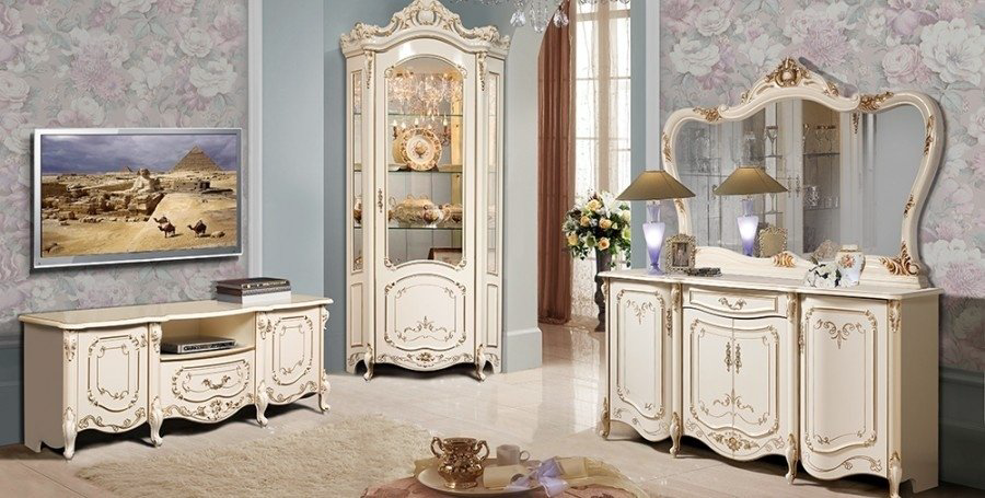Комод СлонимМебель Элиза, 204x50.50x97 см, белый - ForteMarket Комод СлонимМебель Элиза, 204x50.50x97 см, белый купить,NaN