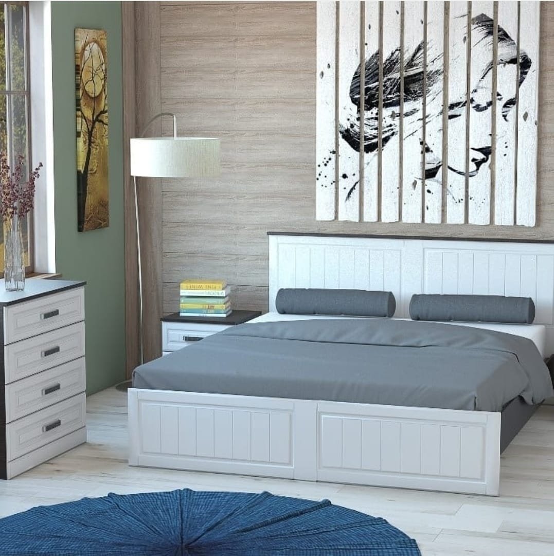 Кровать Росток Мебель Венеция 140x200см белая купить,NaN