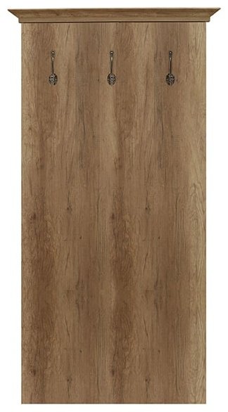 Пинскдрев Вешалка настенная металл/ЛДСП, 75x146 см, Турин П 036.92 дуб каньон