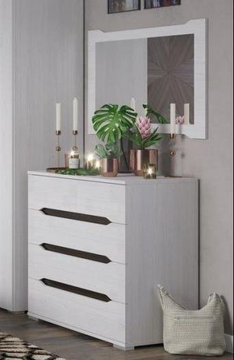 Комод Стендмебель Валенсия, 80x45x83 см, светло серый купить,NaN