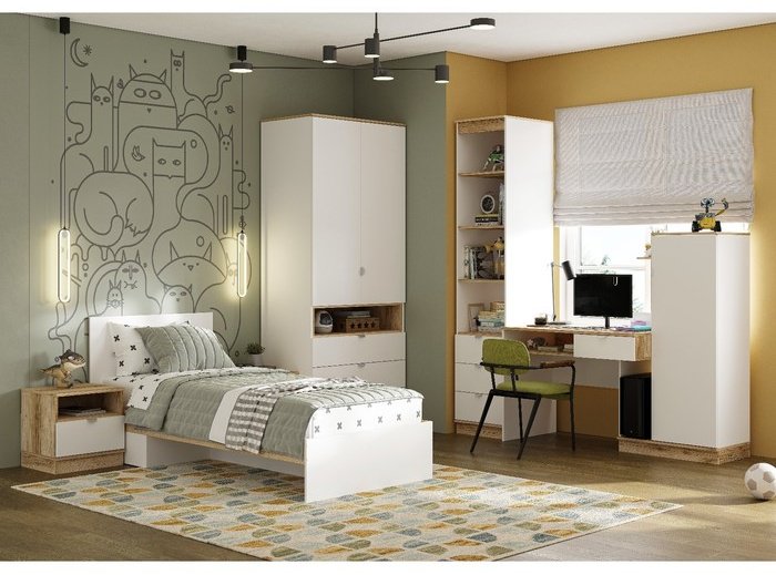 Стол компьютерный Юкки, 150х60x130 см, белый купить,NaN