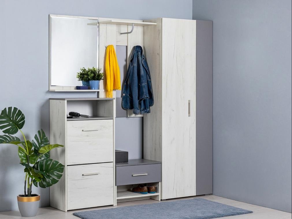 Тумба для обуви МОБИ 55x35x108 см, ЛДСП - ForteMarket Тумба для обуви МОБИ 55x35x108 см, ЛДСП купить,0