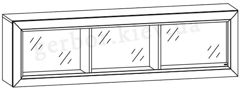 Полка Гербор Коен II SFW1W 150x26.5x41.5см бело-бежевый купить,NaN