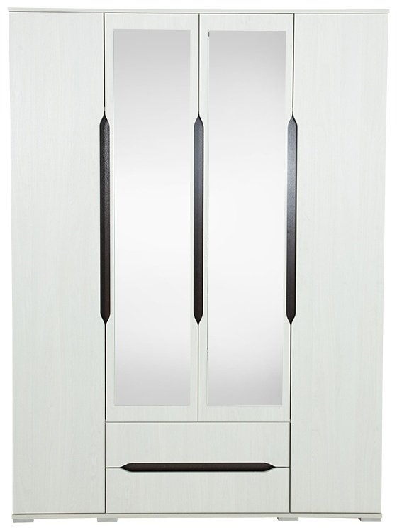 Распашной шкаф Стендмебель Валенсия ШК 014, 160x220х50 см, белый купить,NaN