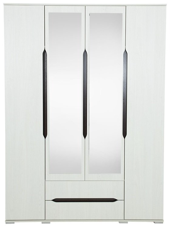 Распашной шкаф Стендмебель Валенсия ШК 014, 160x220х50 см, белый купить,NaN