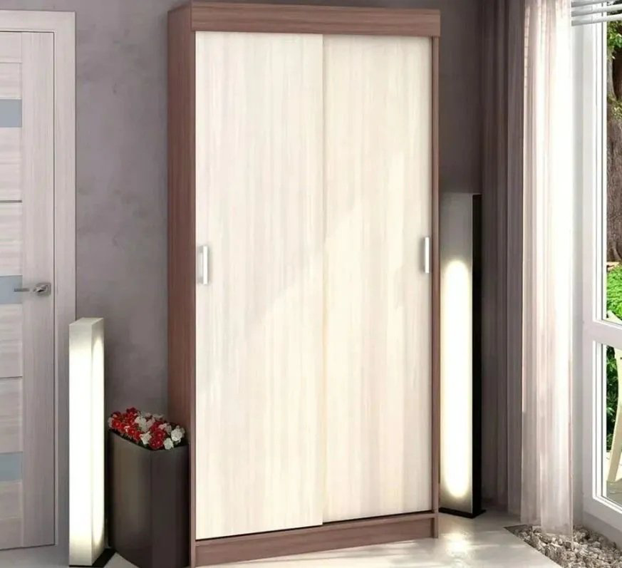 Шкаф-купе Стендмебель Евро, 100x210х42 см, коричневый, бежевый купить,NaN