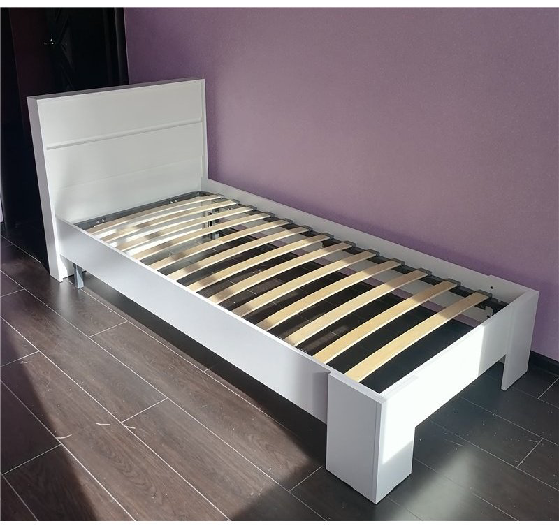 Кровать Стендмебель Хелен 90x200см с матрасом белый купить,NaN