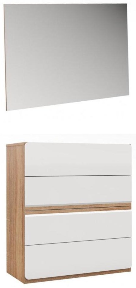 Комод IMPERIAL Дакота, 80.10x40.80x91.1 см, белый, бежевый