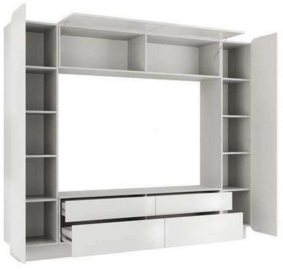 Стенка Олмеко Лаванда 2 240х194.4х38.2 см, серый купить,0
