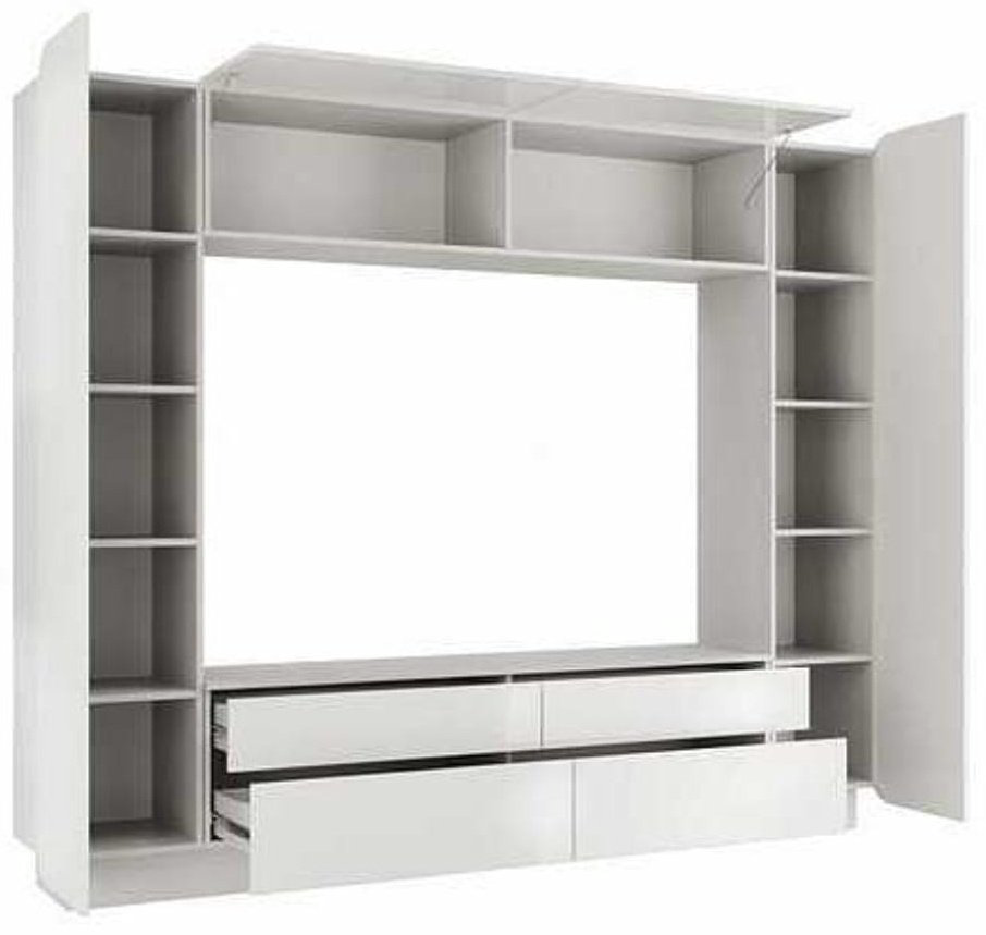 Стенка Олмеко Лаванда 2 240х194.4х38.2 см, серый купить,NaN