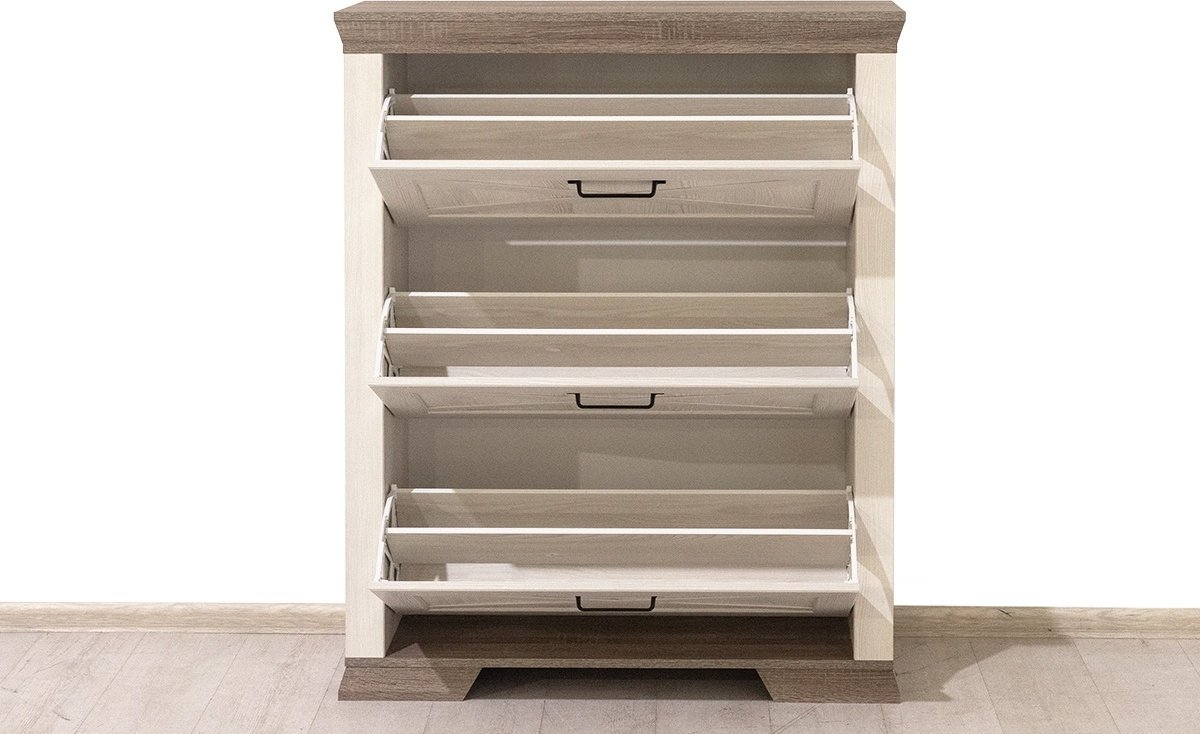 Тумба для обуви BRW Брест 98.50x35.50x125.5 см, ЛДСП купить,0