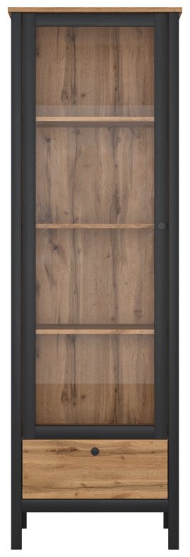 Комплект для гостиной BRW Брест Лофт 00031142 черный, коричневый купить,NaN