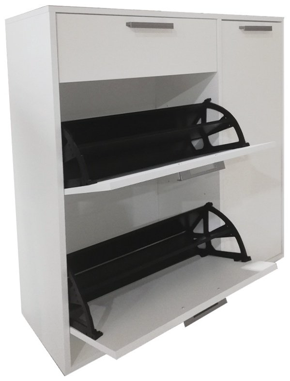 Обувница Стендмебель 102x33x96см белый купить,NaN