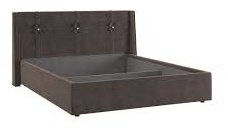 Кровать Mebelson Джулия 200x160х110см темно-коричневый купить,NaN
