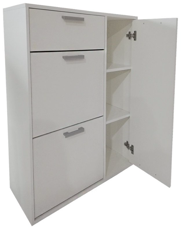 Обувница Стендмебель 102x33x96см белый купить,NaN