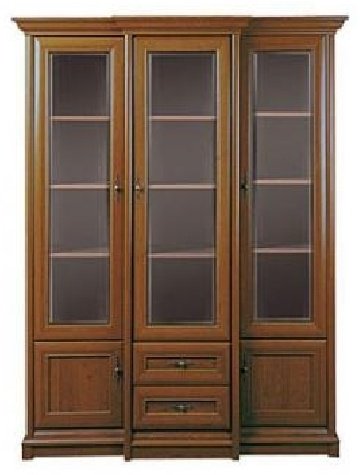 Шкаф-витрина Гербор Соната 204.5х167.5х49.5см коричневый купить,NaN