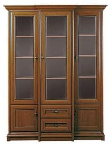 Шкаф-витрина Гербор Соната 204.5х167.5х49.5см коричневый купить,NaN