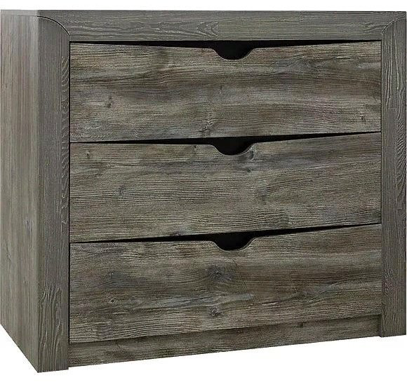 Комод СлонимМебель Гарда, 107x43x82 см, серый, коричневый купить,NaN