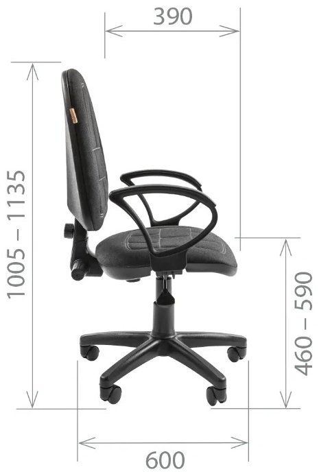 Компьютерное Chairman PRESTIGE ERGO С-3 черный купить,0