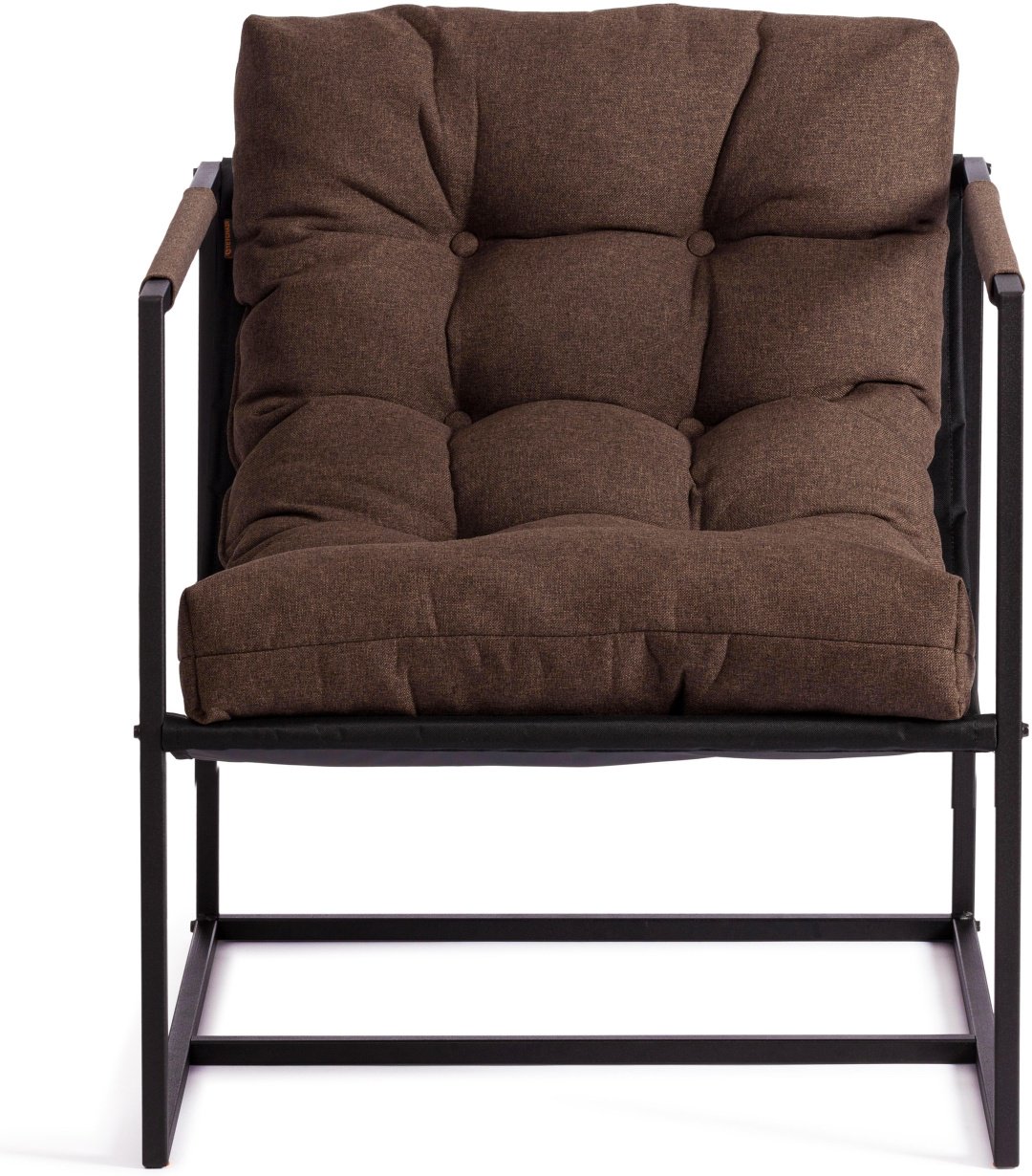 Кресло Tetchair Charli, рогожка, коричневый купить,0