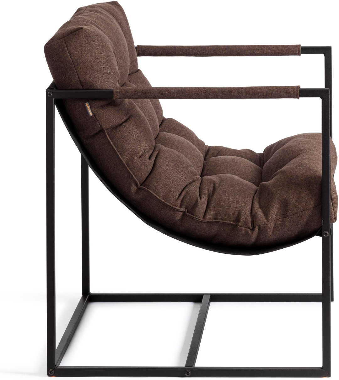 Кресло Tetchair Charli, рогожка, коричневый купить,NaN