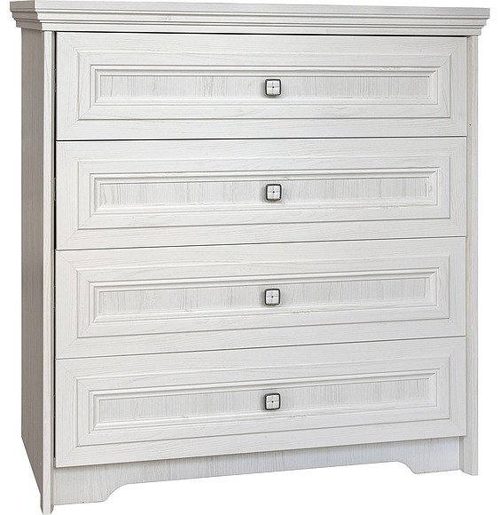 Комод Пинскдрев 465 90x50x94.6см белый купить,NaN