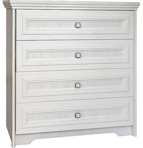 Комод Пинскдрев 465 90x50x94.6см белый купить,NaN