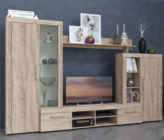 Стенка Росток-Мебель Мираж 306х193х43.5 см, бежевый купить,NaN