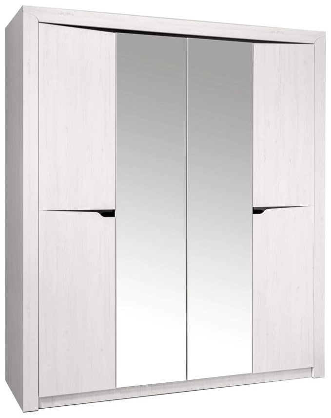 Шкаф распашной СлонимМебель Гарда 189x218х58см белый купить,NaN