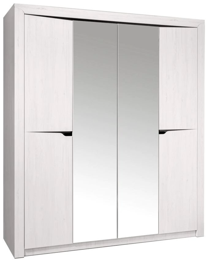Шкаф распашной СлонимМебель Гарда 189x218х58см белый купить,NaN
