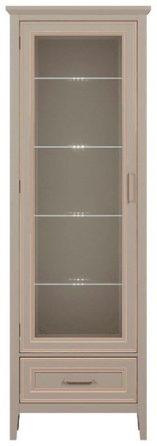 Шкаф-витрина BRW напольный Классик 203х68х40.5 см купить,NaN