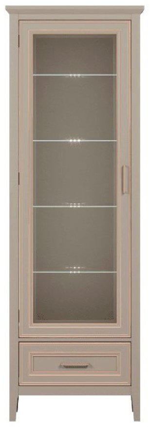 Шкаф-витрина BRW напольный Классик 203х68х40.5 см купить,NaN