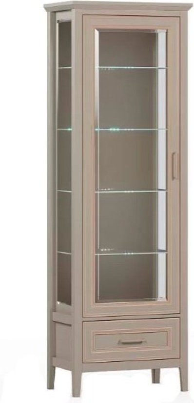 Шкаф-витрина BRW напольный Классик 203х68х40.5 см купить,NaN