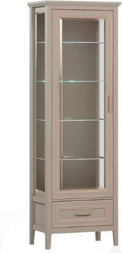 Шкаф-витрина BRW напольный Классик 203х68х40.5 см купить,NaN