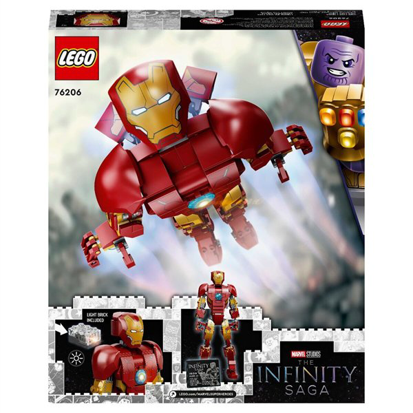 Фигурка Lego Super Heroes Железного человека 76206 купить,NaN