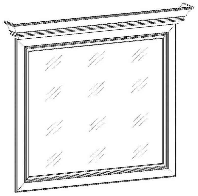 Зеркало настенное Гербор 102x89.5 см - ForteMarket Зеркало настенное Гербор 102x89.5 см купить,0