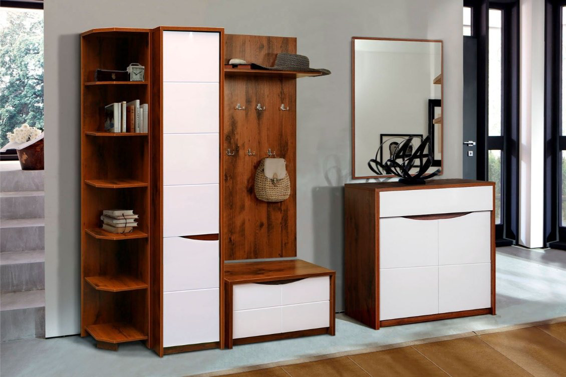 Шкаф Пинскдрев Монако 528.13 42х42х214см коричневый - ForteMarket Шкаф Пинскдрев Монако 528.13 42х42х214см коричневый купить,75007